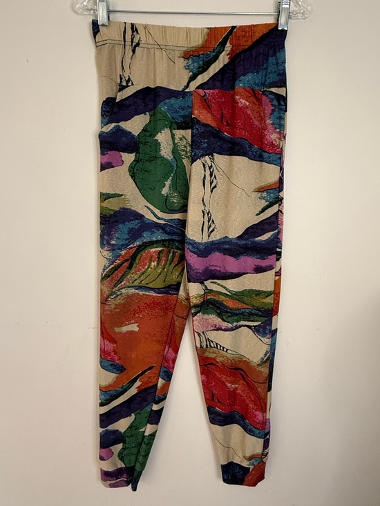 Pants - Lightweight ankle joggers multicolored boho with pockets SZ S/M